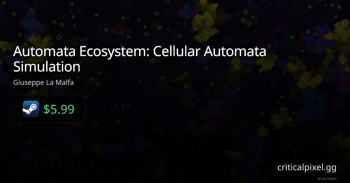 Automata Ecosystem: Cellular Automata Simulation - Reviews & PC ...